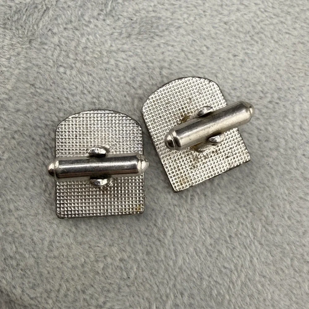 Vintage Hickok Cufflinks Scottish Rite Silver Tone‎ Arrow